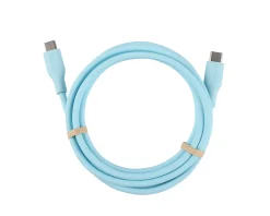USB-C Charging Cable 60W Silicone - Turquoise - 1,5m