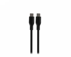 USB-C Charging Cable 60W Silicone - Black - 1,5m