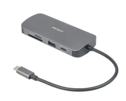 USB-C Docking Station with 8 Ports - Grey