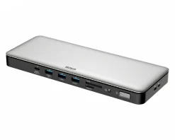USB-C Docking Station with 15 Ports - Grey