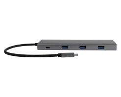 USB-C Docking Station with 12 Ports - Grey
