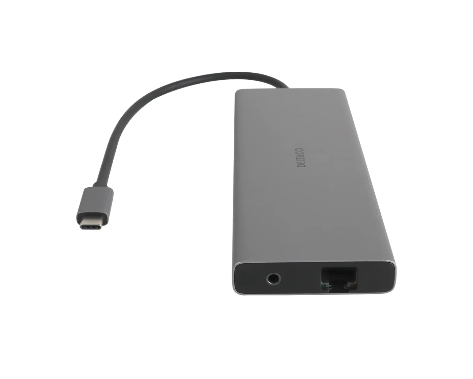 USB-C Docking Station with 12 Ports - Grey