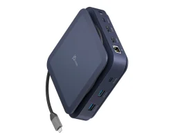 USB-C Dual 4K HDMI Dock - Blue