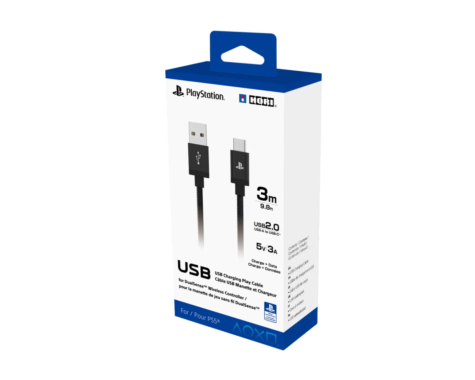 USB Charging Play Cable for PlayStation 5 - 3m