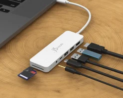 USB-C Multi-Port Hub with 60W Power Delivery - White