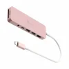 USB-C Multi-Port Hub with 60W Power Delivery - Pink