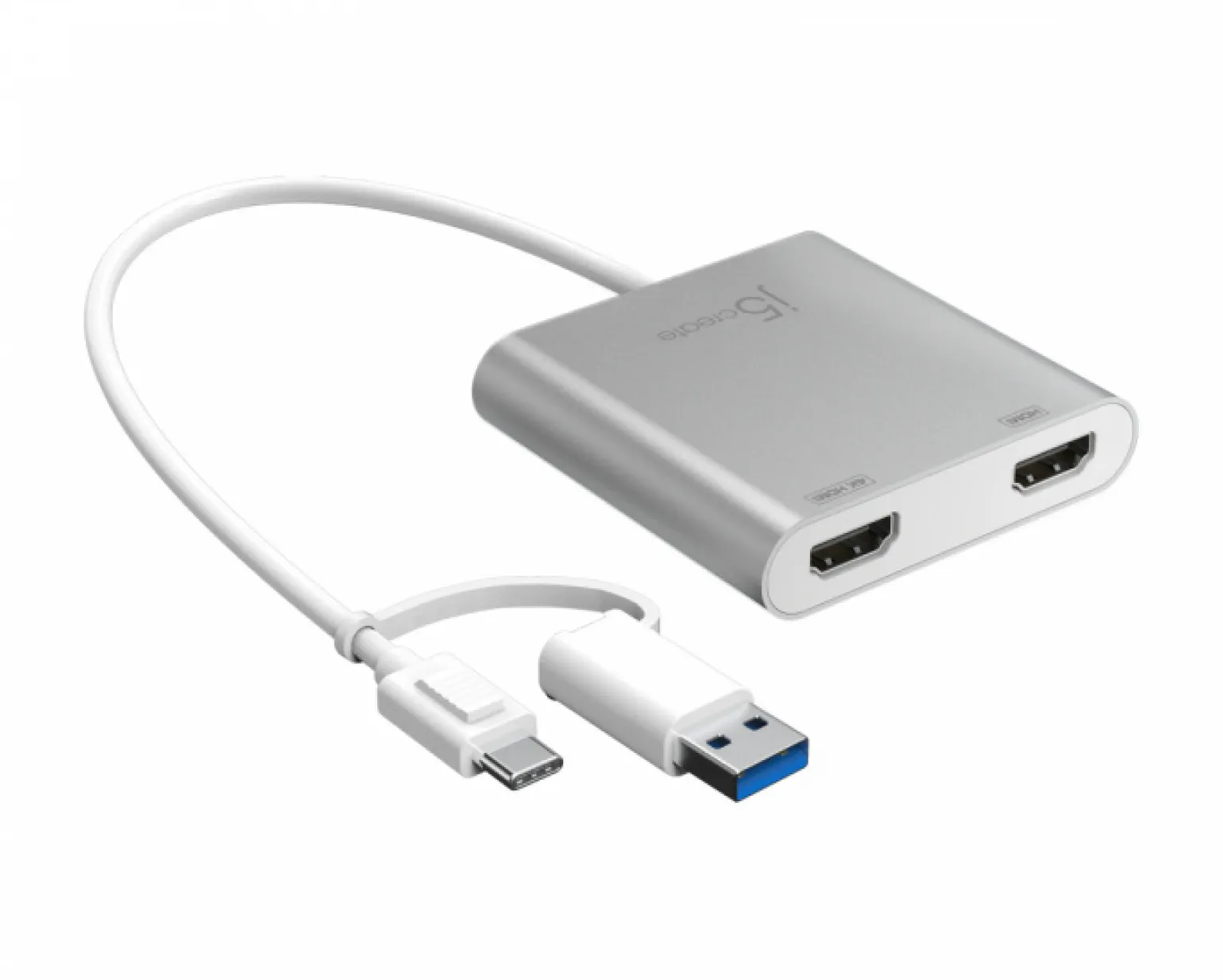 USB-C to Dual HDMI Multi-Monitor Adapter