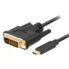 USB-C to DVI-D Cable Black - 1.8m