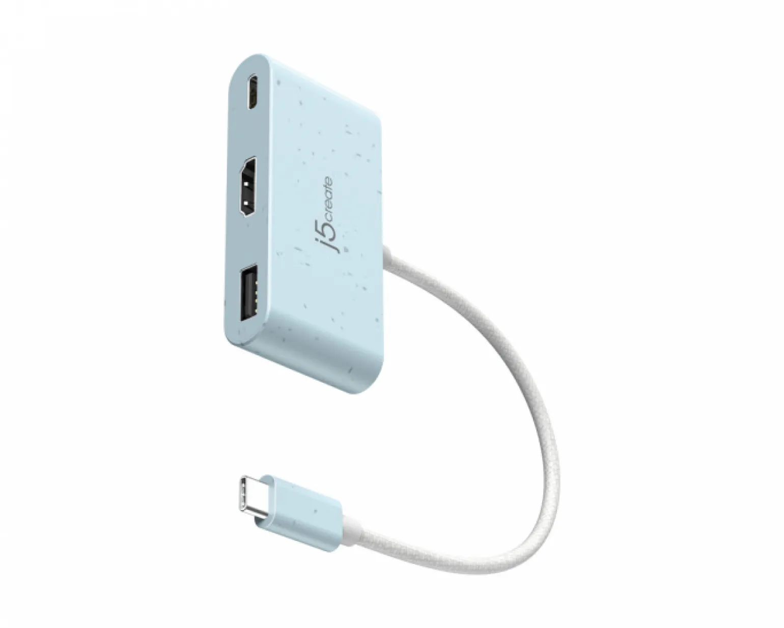 USB-C to HDMI 4K and USB Type-A with 90W Power Delivery - Blue