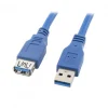 USB Extension Cable 3.0 AM-AF Blue (3 meter)