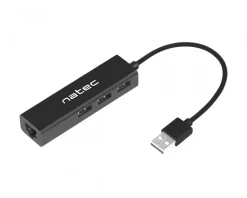 USB Hub 2.0 Dragonfly 3-ports + RJ46
