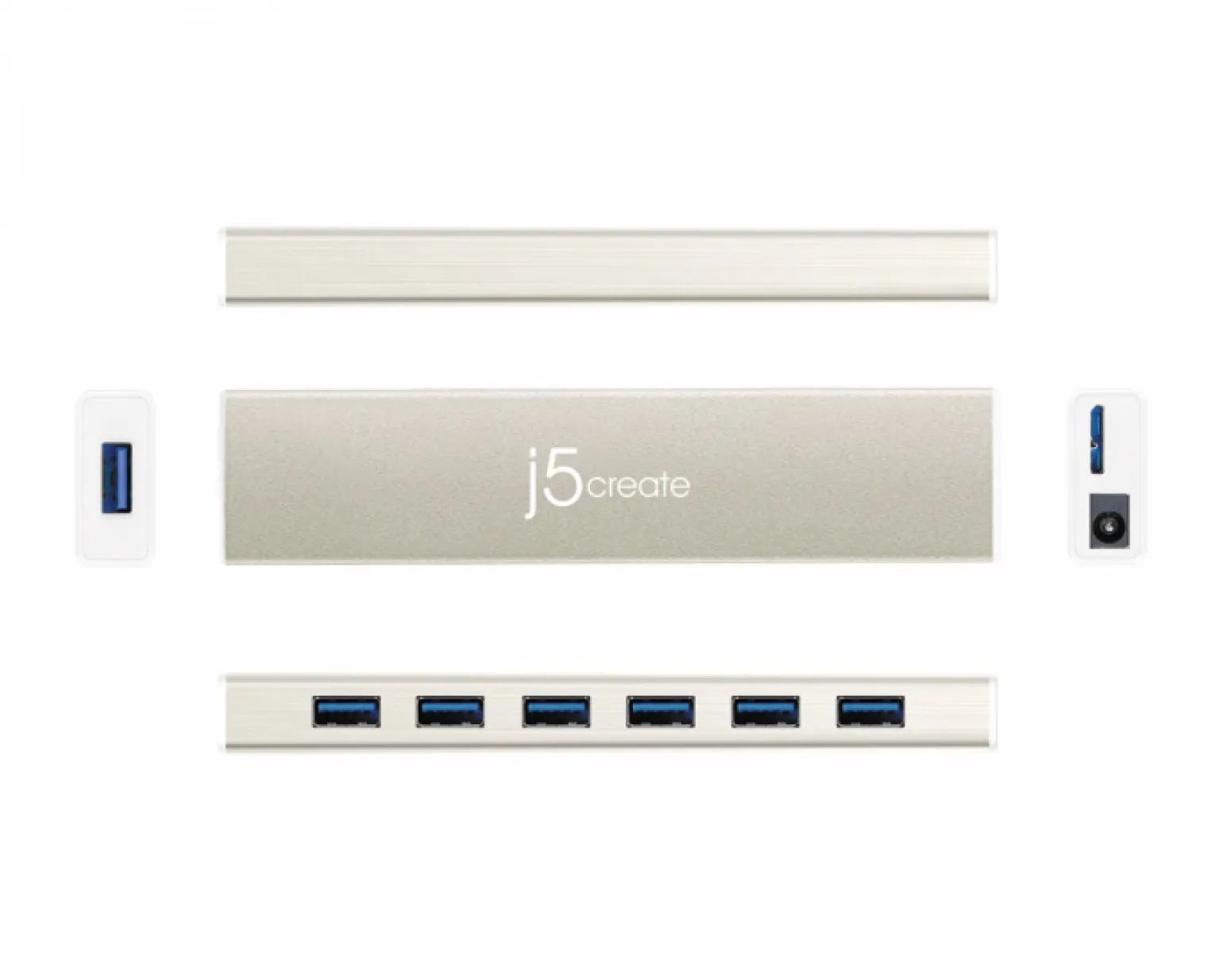 USB Hub - USB-C 7-Port Hub