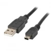 USB Mini-B (Male) till USB-A (Male) 2.0 (1.8 meter)