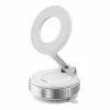 Vacuum Phone Holder with Magnetic Ring - White