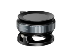 Vacuum Phone Holder with Magnetic Ring - Black