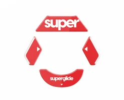 Version 2 Glass Skates for Logitech G900/903 - Red
