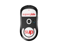 Version 2 Glass Skates for Logitech G Pro X Superlight - White/Red