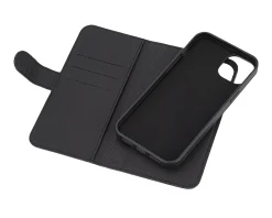 Wallet Case for iPhone 15 Plus - Black