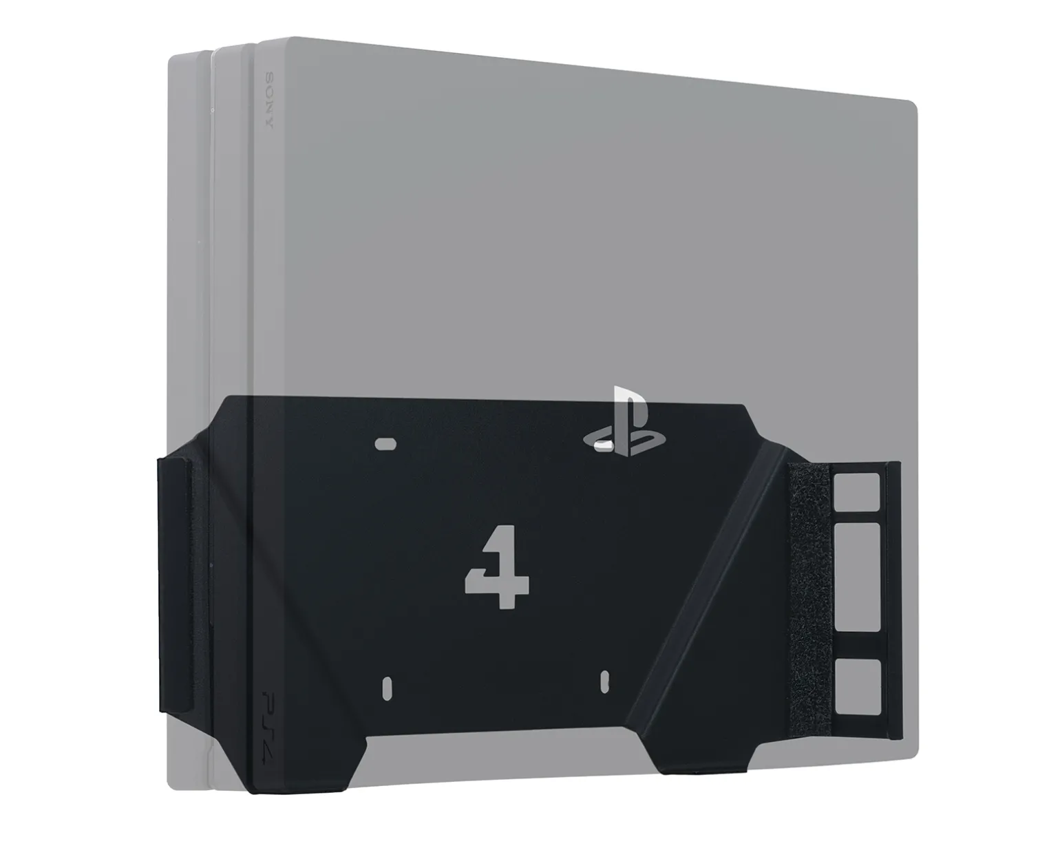 Wall Mount Bundle for PS4 Pro - Black