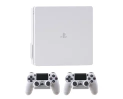 Wall Mount Bundle for PS4 Slim - White
