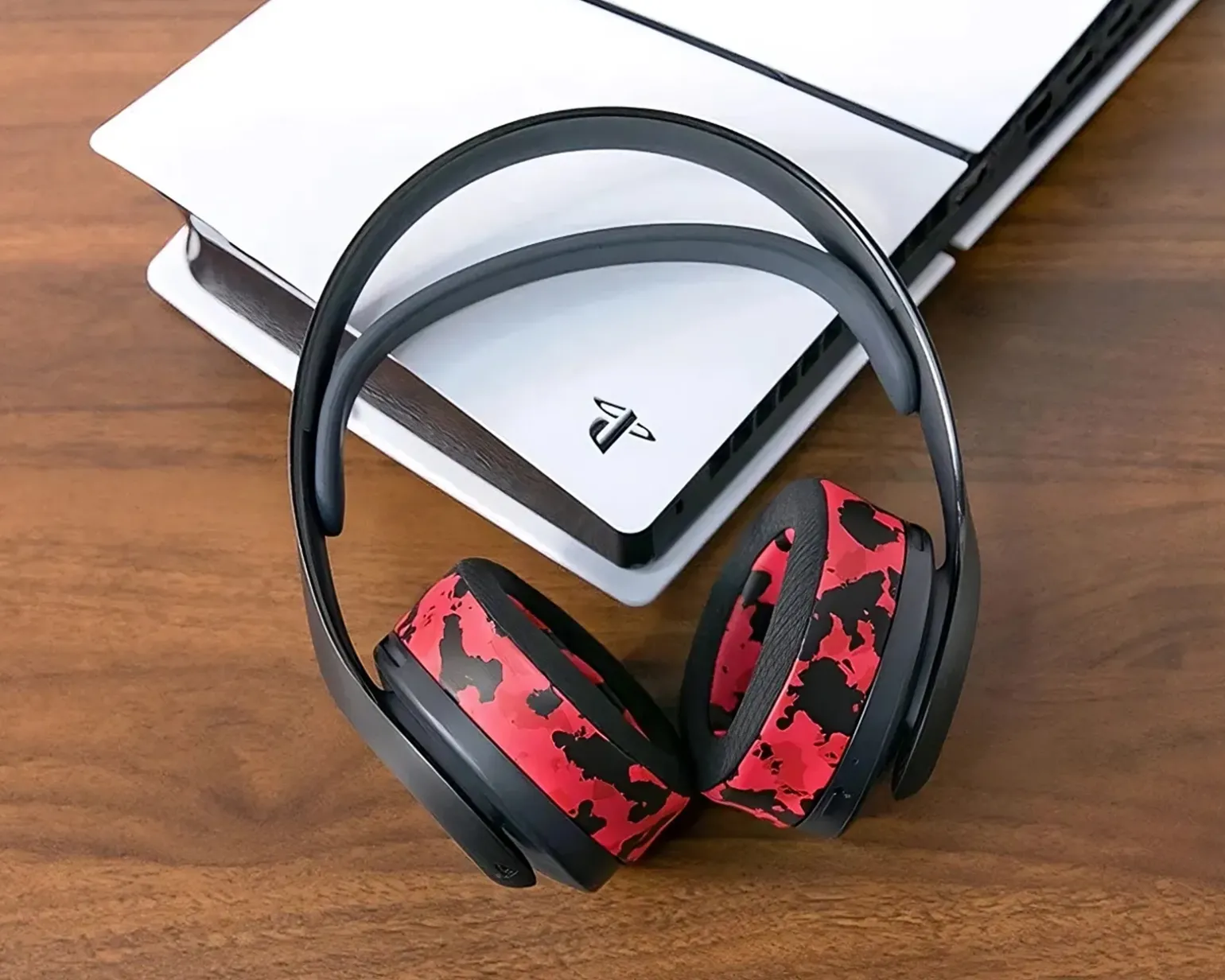 WC FreeZe PS5 Pulse 3D V2 Ear Cushions - Red Camo