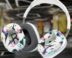 WC SweatZ Max Ear Cushion Covers - 90''s White