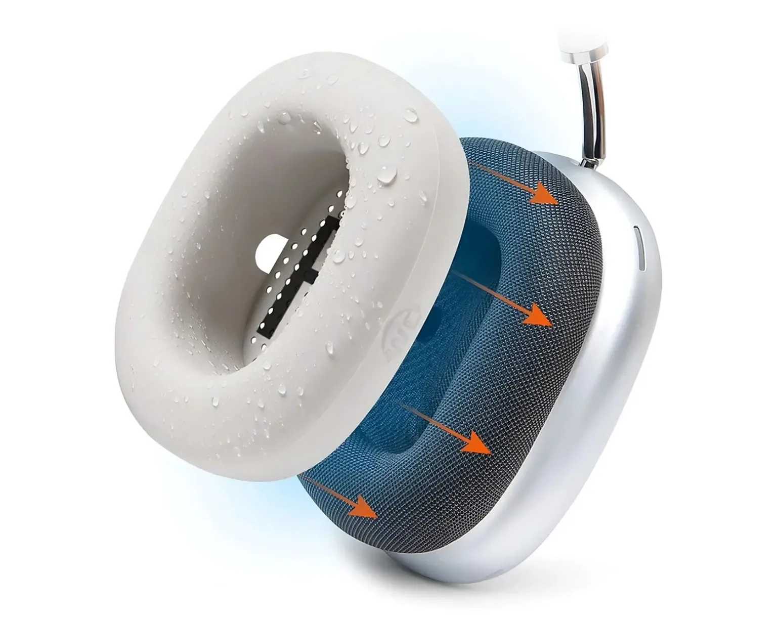 WC SweatZ Max Ear Cushion Covers - Beige