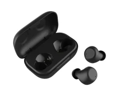 Wireless In-Ear Headphones with Charging Case, TWS - Black