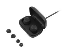 Wireless In-Ear Headphones with Charging Case, TWS - Black