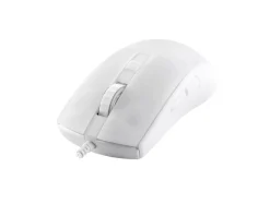 WM87 Semi-Transparent RGB Gaming Mouse - White