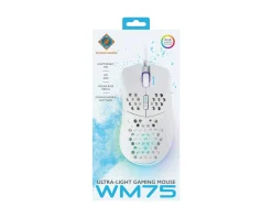 WM75 Ultra-Light RGB Gaming Mouse - White