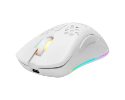 WM80 Wireless RGB Gaming Mouse Ultralight - White