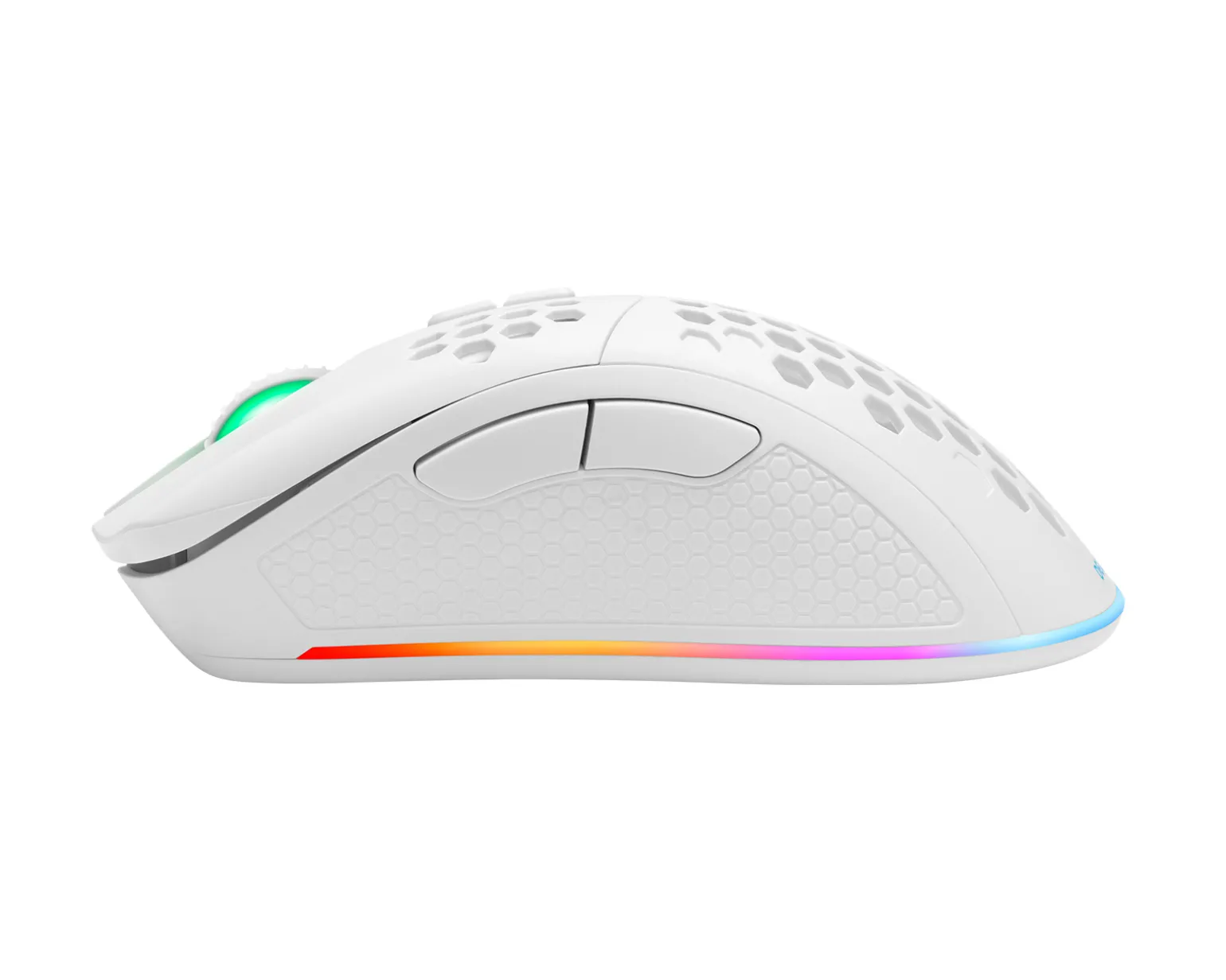 WM80 Wireless RGB Gaming Mouse Ultralight - White