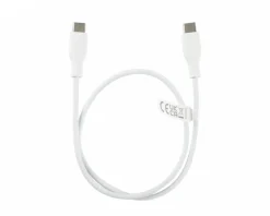 60W USB-C to USB-C Charging Cable - White - 0.5 m