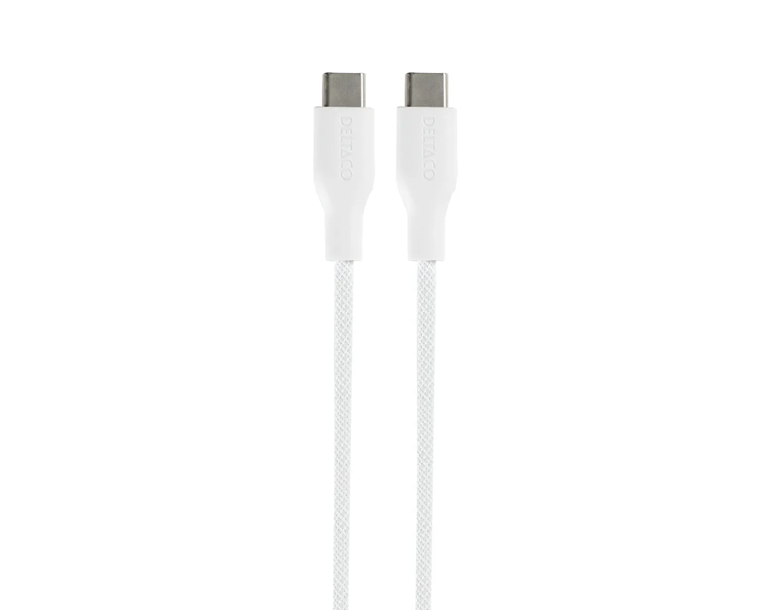 60W USB-C to USB-C Charging Cable - White - 1 m