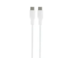 60W USB-C to USB-C Charging Cable - White - 2 m