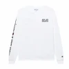 x Champion - White Long-Sleeve Tee - Small