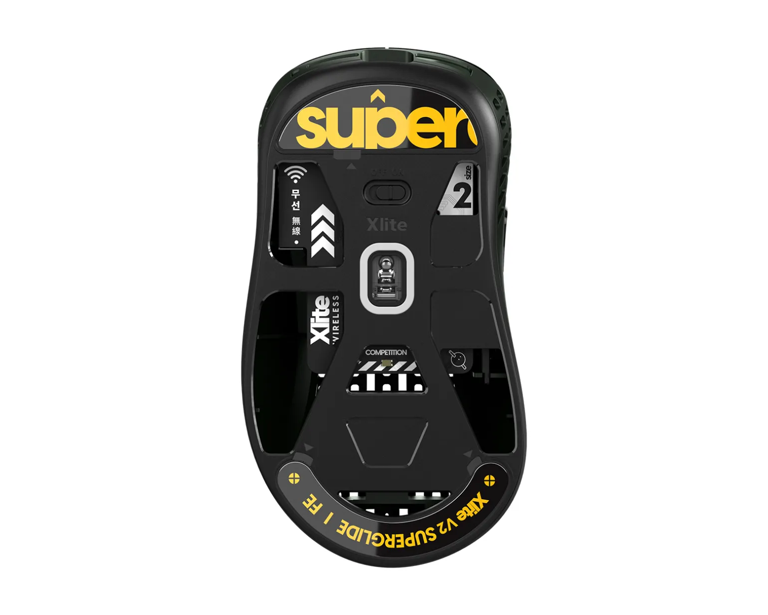 Xlite Wireless v2 Superglide Gaming Mouse - Green - Limited Edition