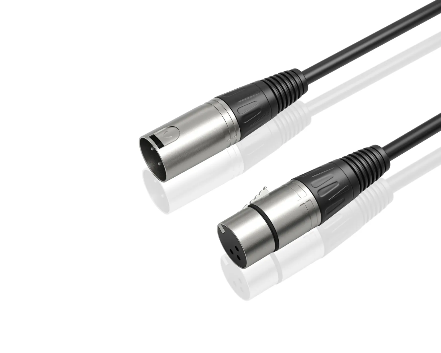 XLR Cable - 3pin - 1.8 Meter - Black