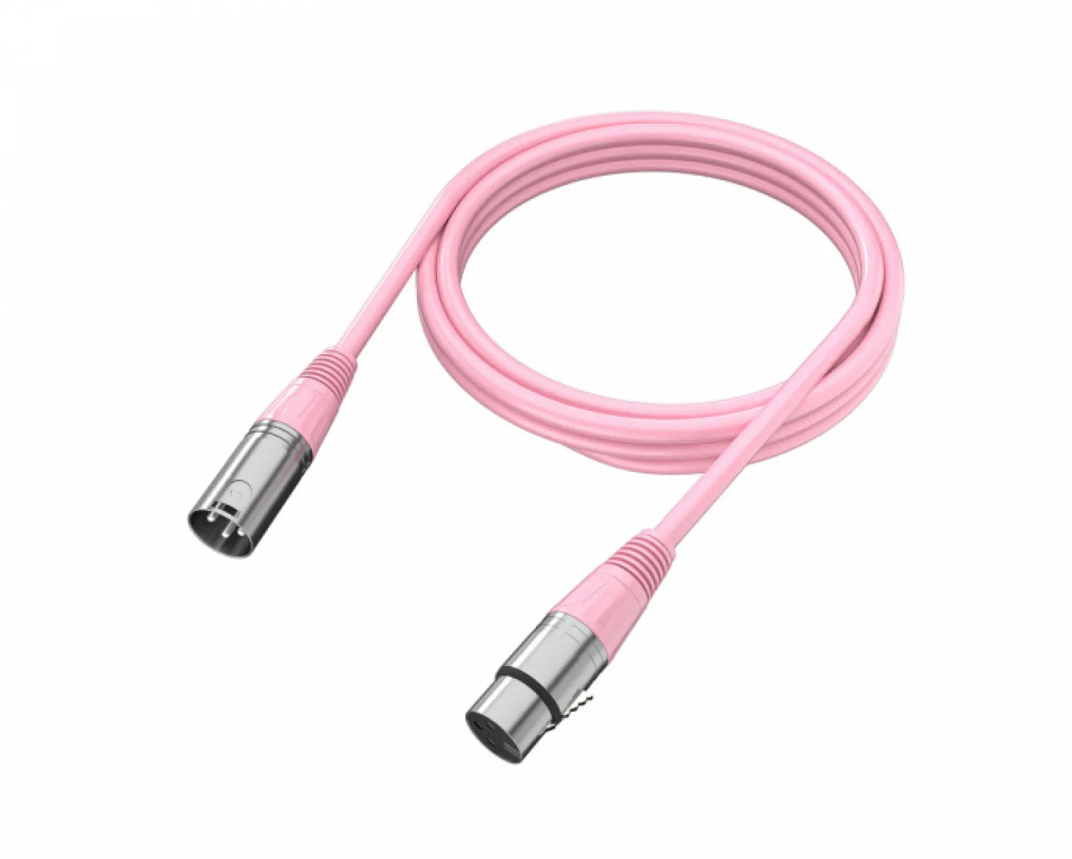 XLR Cable - 3pin - 1.8 Meter - Pink