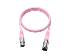 XLR Cable - 3pin - 1.8 Meter - Pink