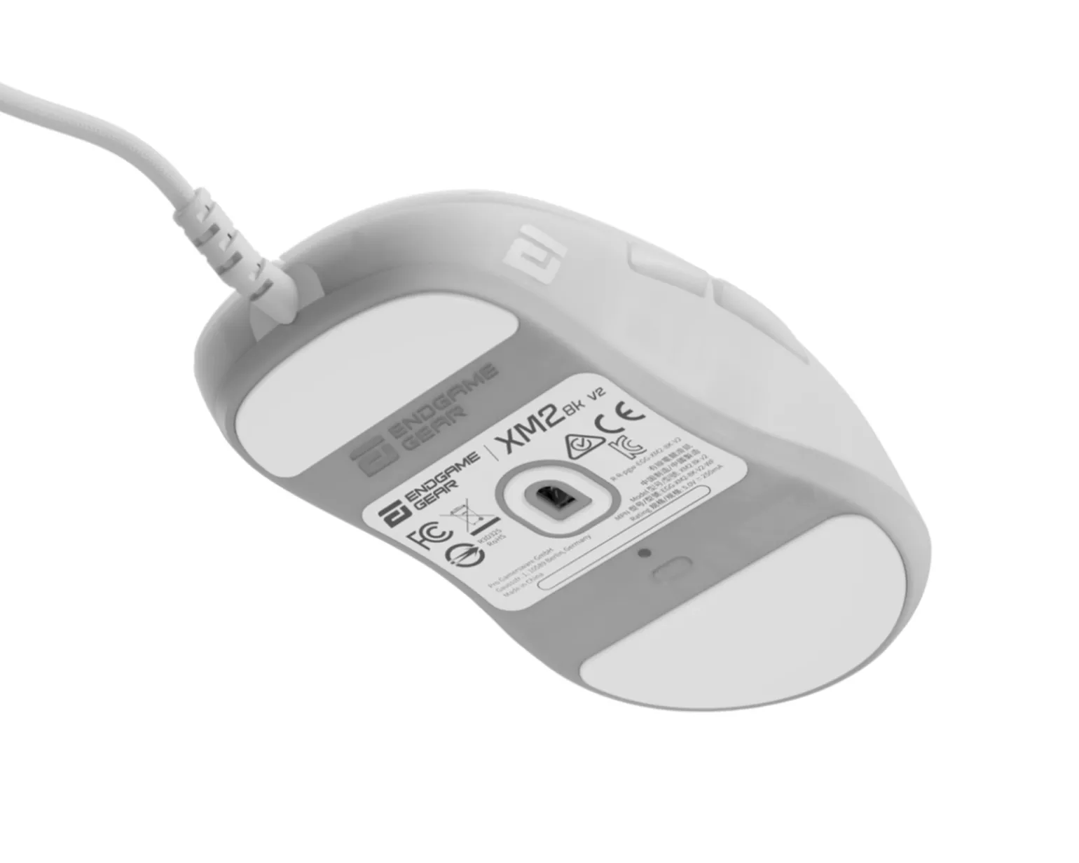 XM2 8k (v2) - Wired Gaming Mouse - White Frost