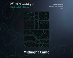 x RandomFrankP Cicada Wings v2 Universal Slicks Grip Tape - Midnight Camo
