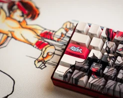 x Street Fighter Base 65 Keyboard - Akuma (Monochrome) - Limited Edition