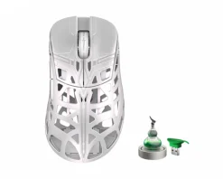 x The Swords Magnesium Wireless Gaming Mouse [OMRON] - White
