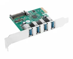 4x USB 3.1 Card PCI Express Gen1