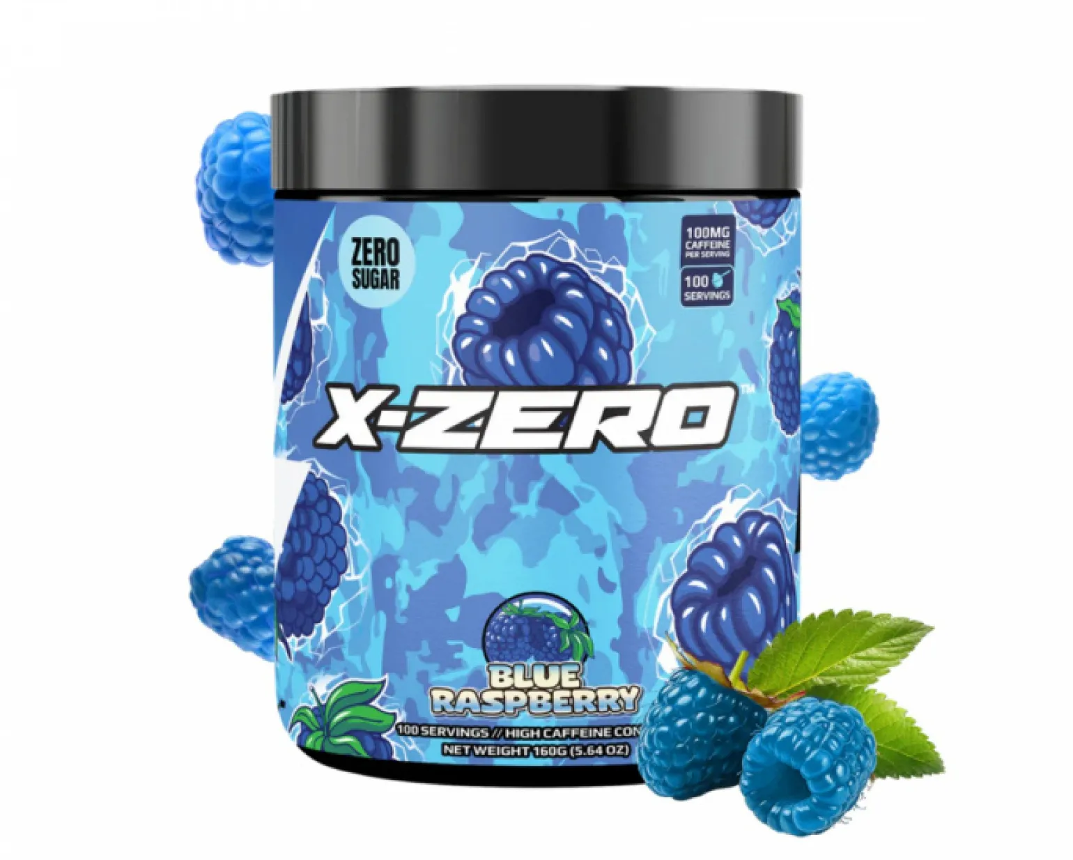 X-Zero Blueraspberry - 100 Servings