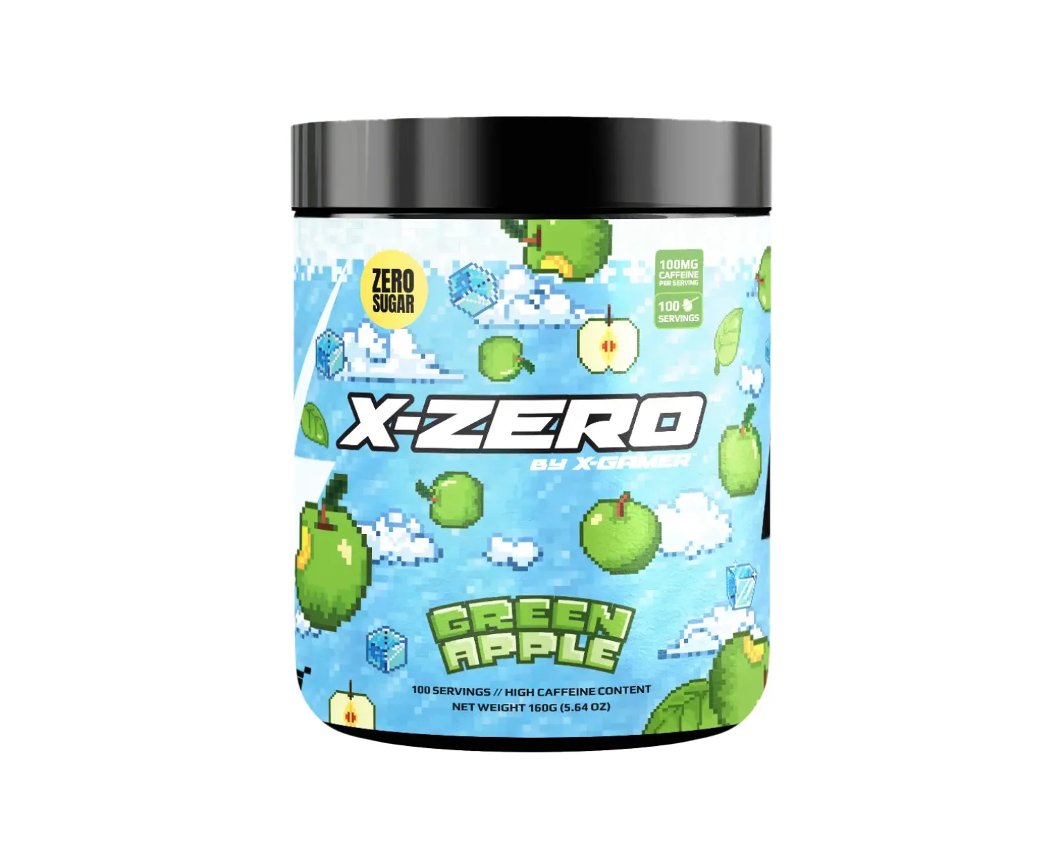 X-Zero Green Apple - 2 x 100 Servings
