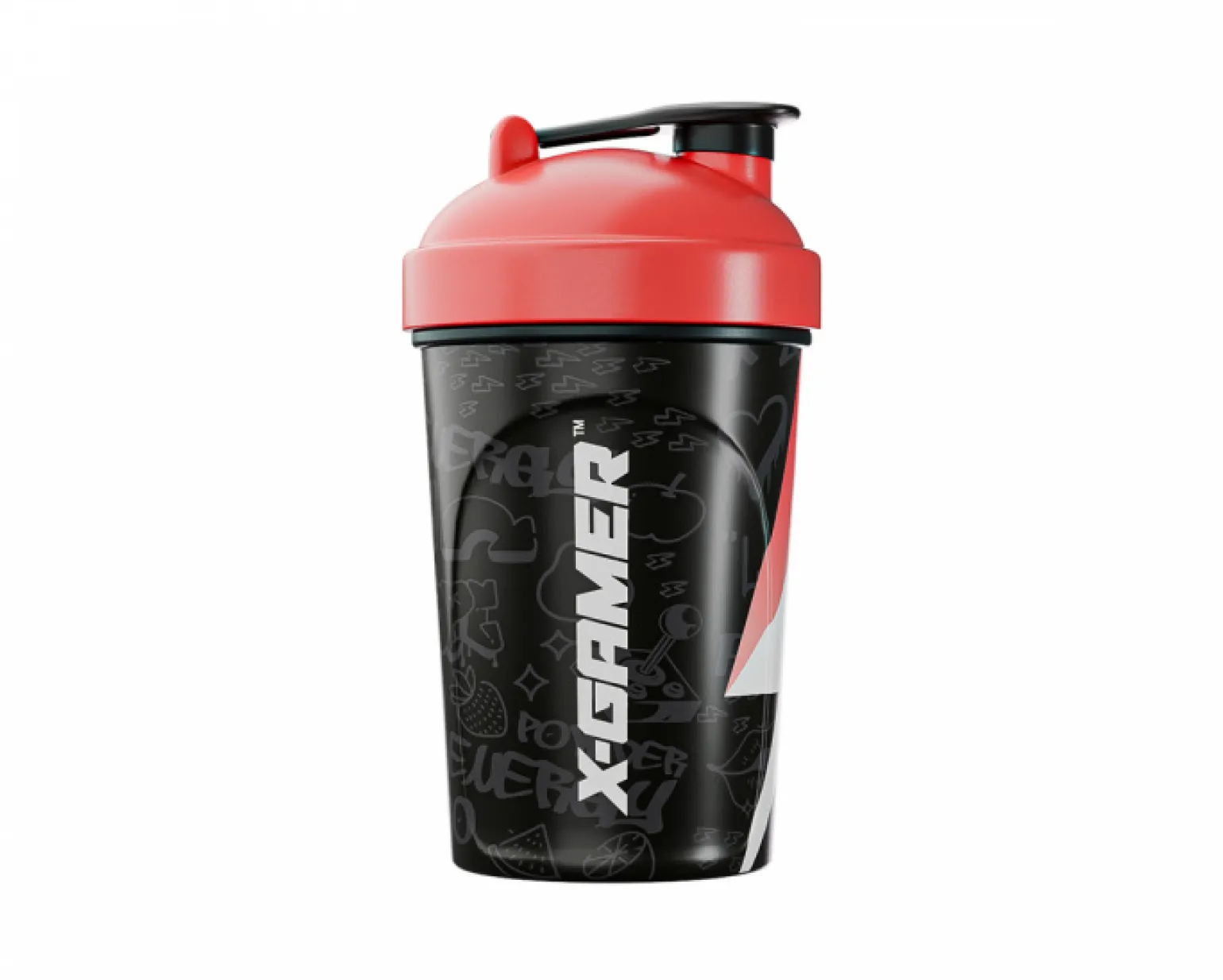 X-Zero Shaker 500ml - Black & Red