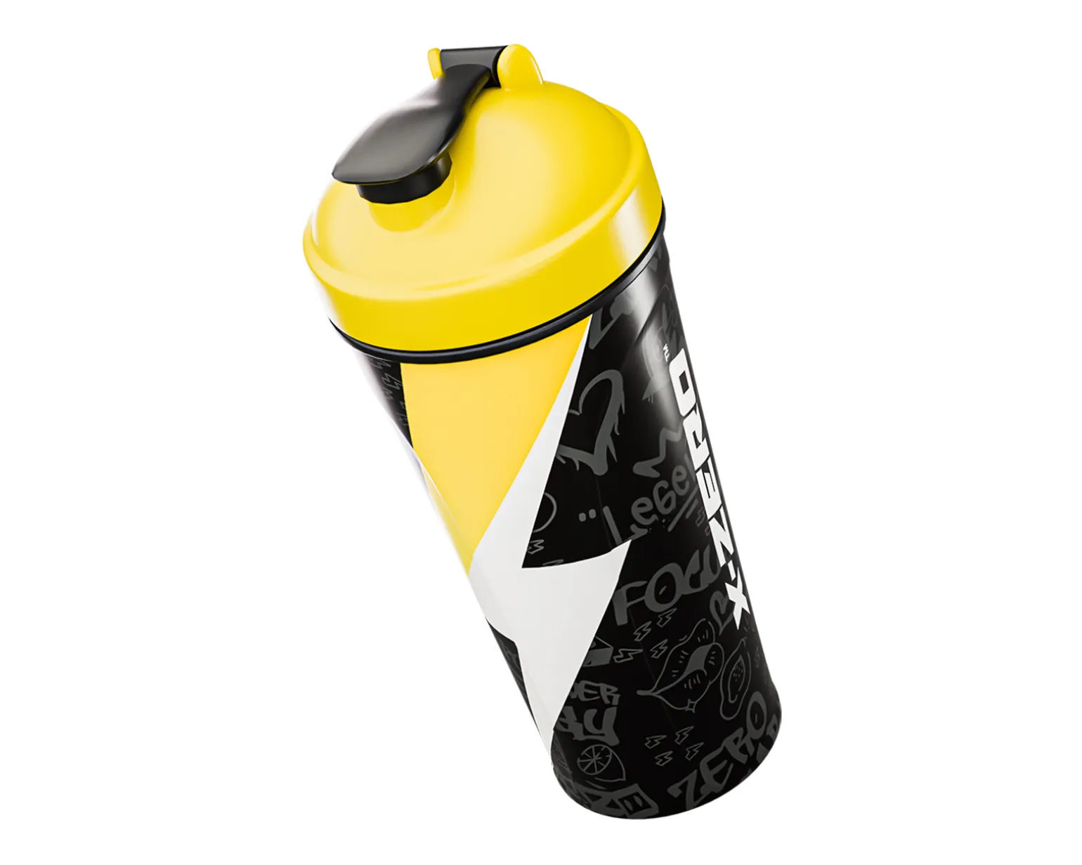 X-Zero Shaker 700ml - Black & Yellow